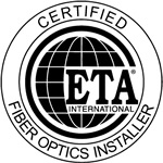 NacSpace is ETA certified for fiber optic cable installation in Nacogdoches, East Texas and beyond